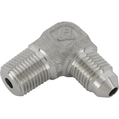 90 Degree -3 AN to 1/8 NPT Adapter Fitting for Speedway (6178515)