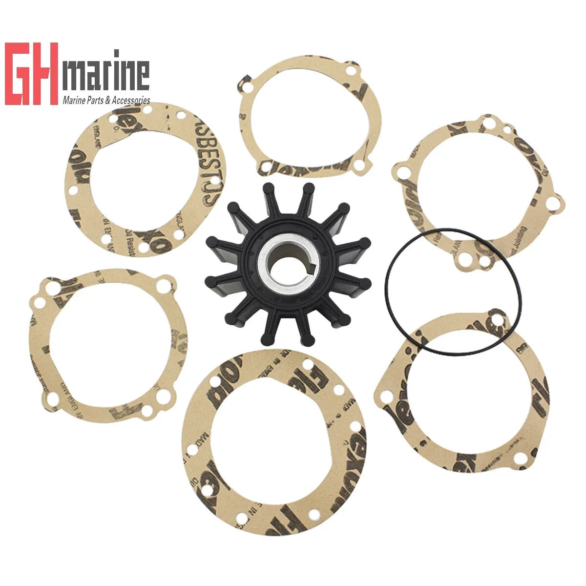 Flexible Impeller Kit for Chrysler Marine LM318-X, LM340-X (Inboard)
