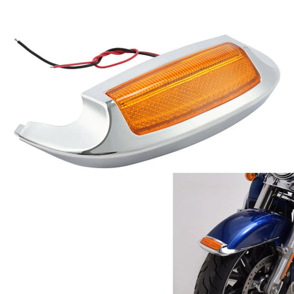 Front Fender Tip Orange Light for Harley Touring Electra Glide (2014–2023)
