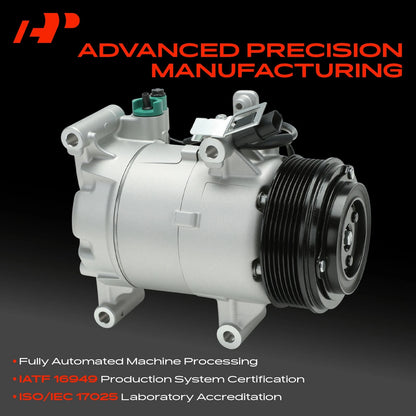 A/C Compressor with Clutch for Honda Civic (2016–2021) 388105BAA01, 388105BAA02, 388105BAA03, 389245AAA02, CO29272C