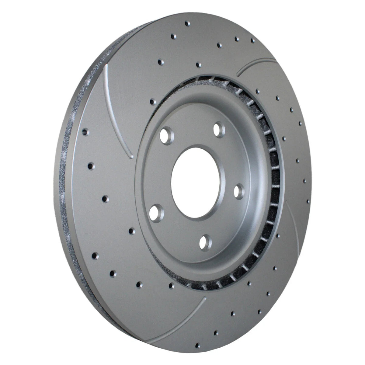Set of 2 Front Drilled 330mm Brake Rotors for Chrysler Dodge Ram VW