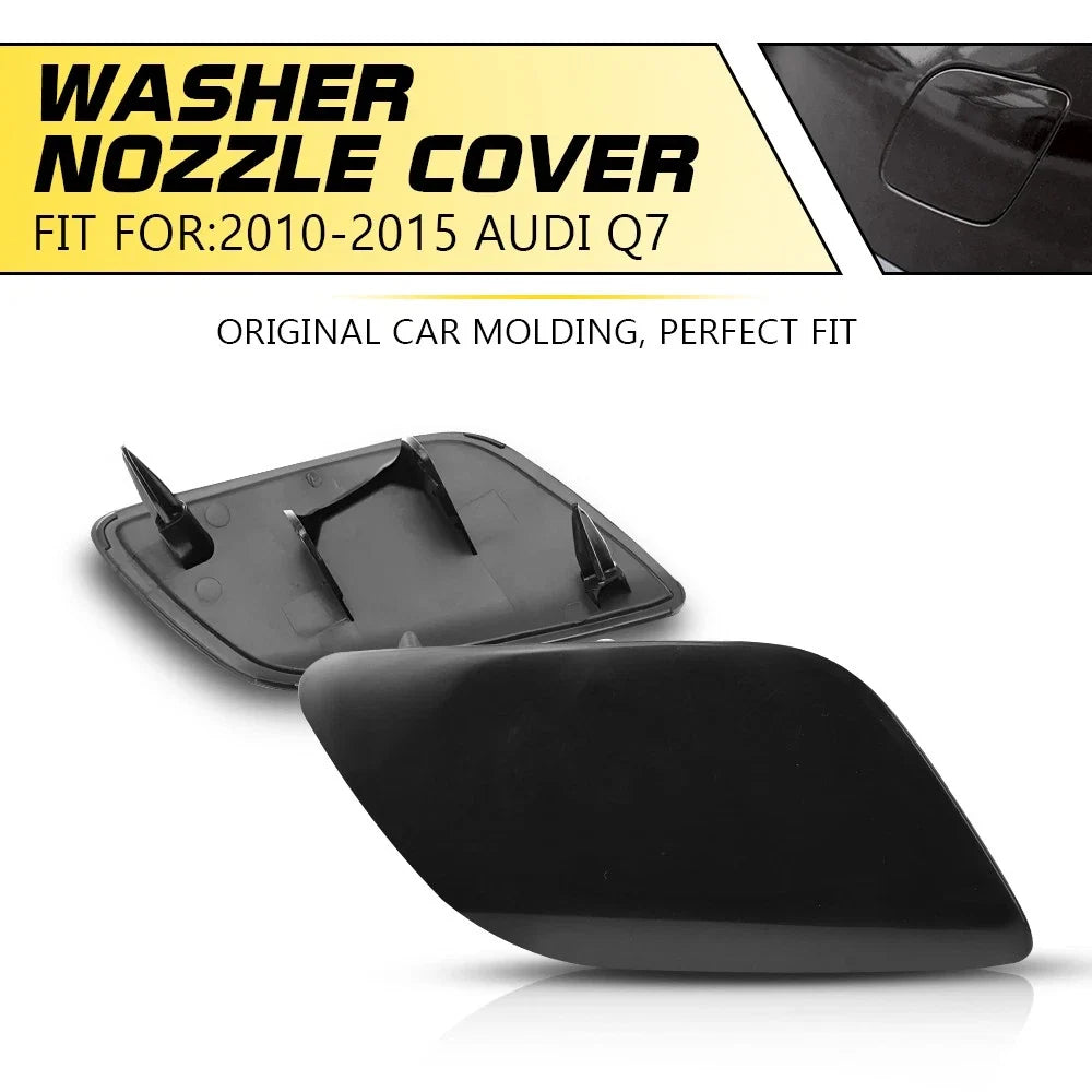 Set of 2 Front Bumper Headlight Washer Nozzles for Audi Q7 (2010–2015)