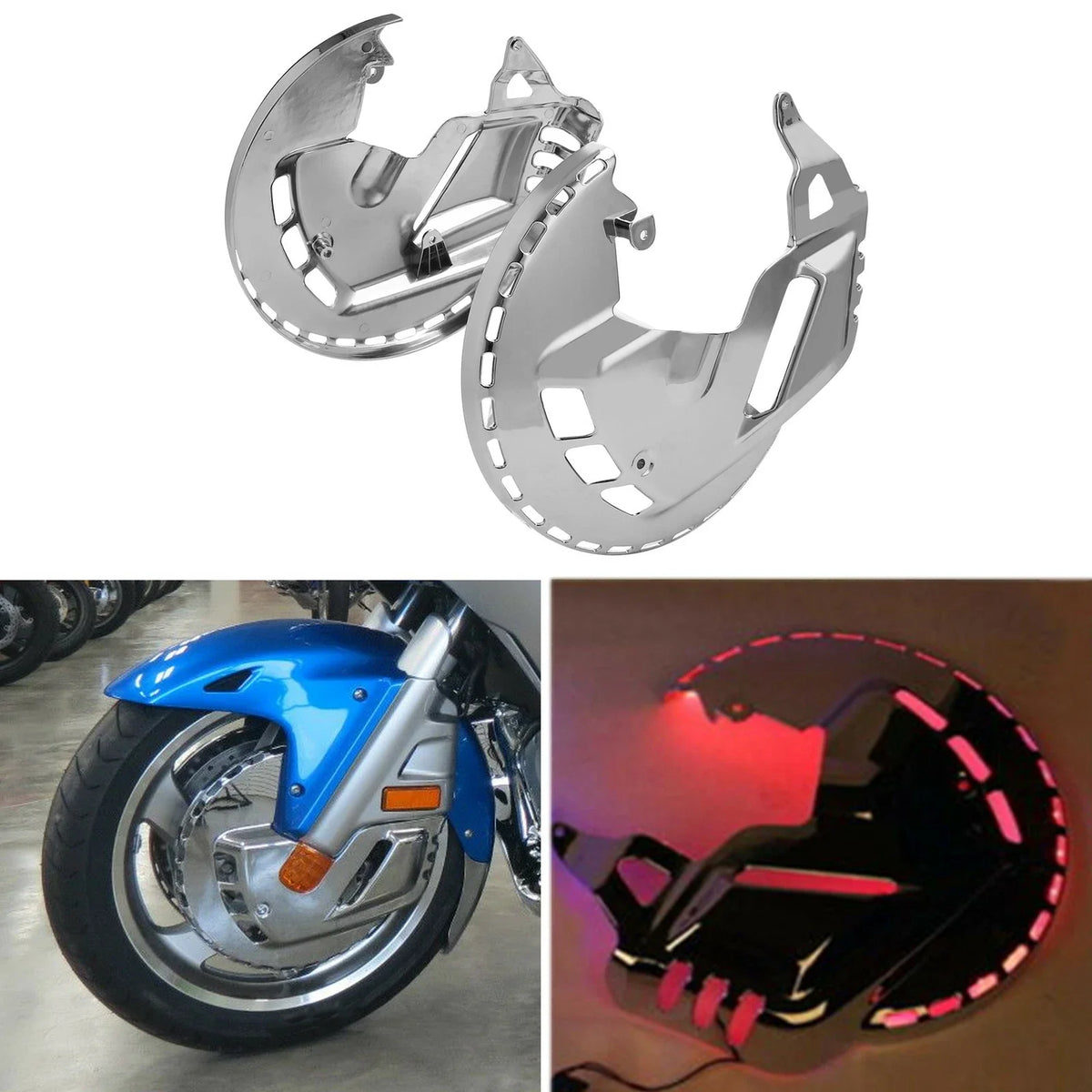 Front Ring of Fire Brake Disc Rotor Covers for Honda Goldwing GL1800 (2001–2017)