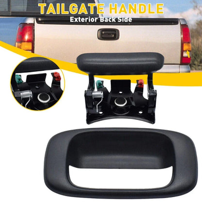 Set of 2 Rear Tailgate Handle Bezels for Chevy Silverado GMC Sierra (2001–2007)