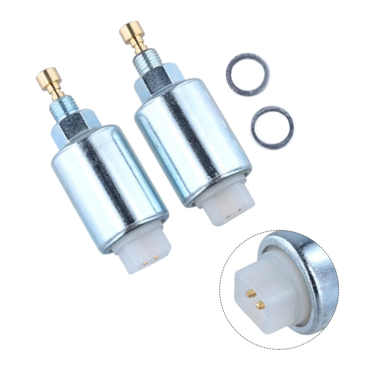 2X Carburetor Fuel Solenoid Valve 499161 for Lawn Mowers