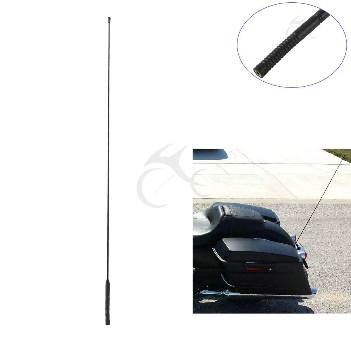 AM FM Antenna for Harley-Davidson Electra Glide, Street Glide, Road Glide (1998–2024)
