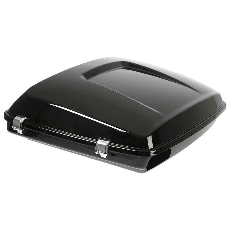 Black Razor Trunk Backrest Mount Rack for Harley Road Street Glide (2014–2026)