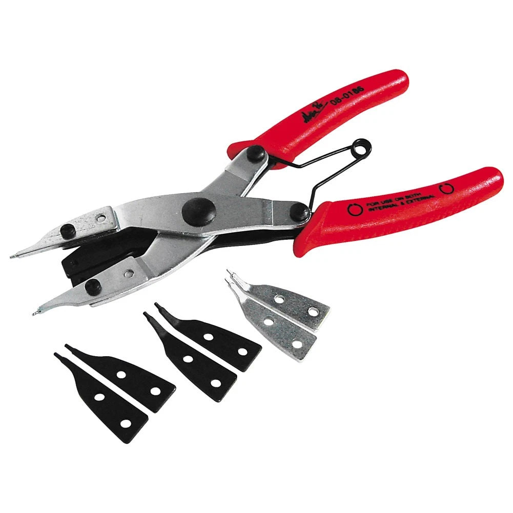 Snap Ring Pliers Tool for Motion Pro 08-0186 (Internal & External Clips)