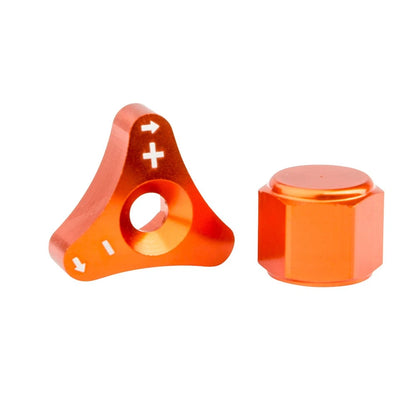 2X Fork Adjuster Knobs for KTM 250 SX-F (2017–2024) FK-KIT-Orange