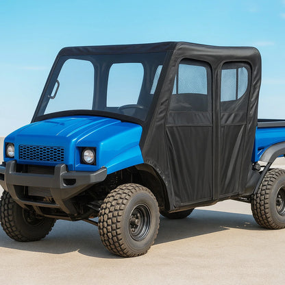Soft Door Full Cabin Enclosure for Kawasaki Mule 4000/4010 (2006–2018)