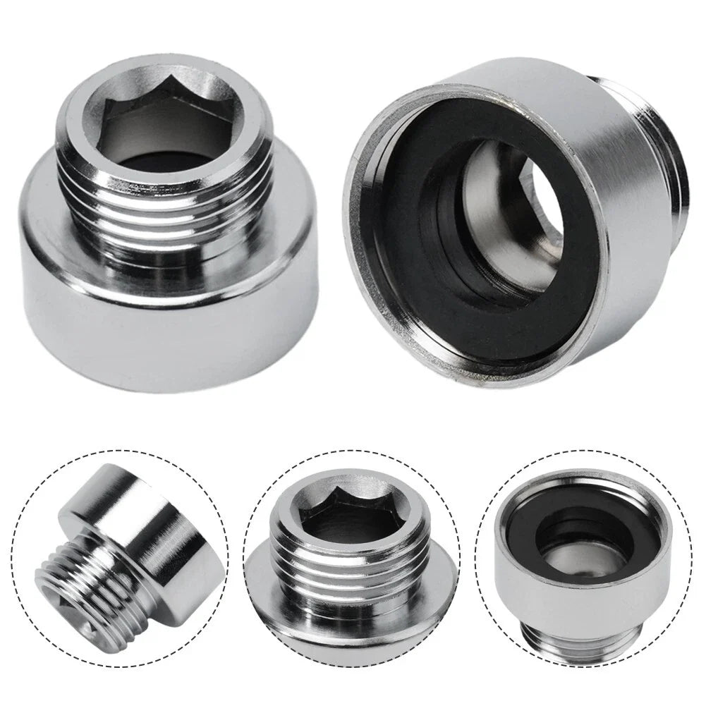 Reducer Adaptor 3/4" Female to 1/2" Male Chrome Plated Brass