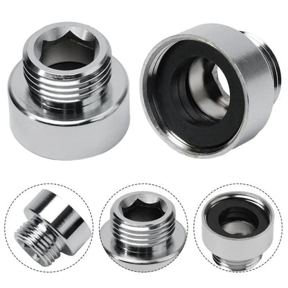 Reducer Adaptor 3/4" Female to 1/2" Male Chrome Plated Brass