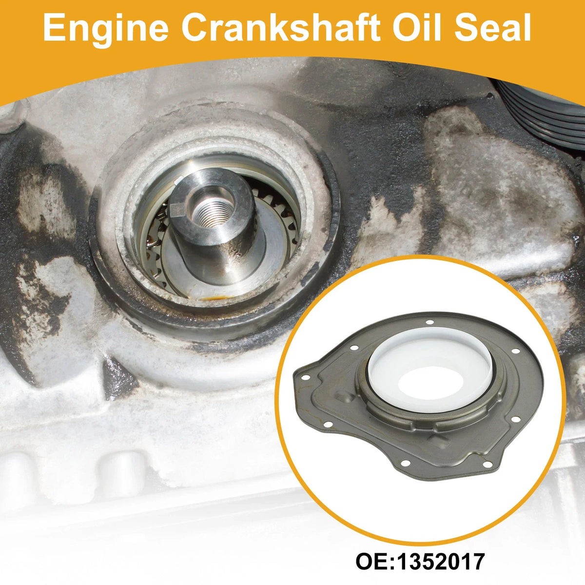 1 Pc Crankshaft Oil Seal for Ford Transit (2018–2019) No. 1352017