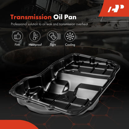 2X Transmission Oil Pan & Filter Kit w/ Gasket for Ram 1500 (2011–2023) - 4736676AA, 5013470AA, 5179267AD