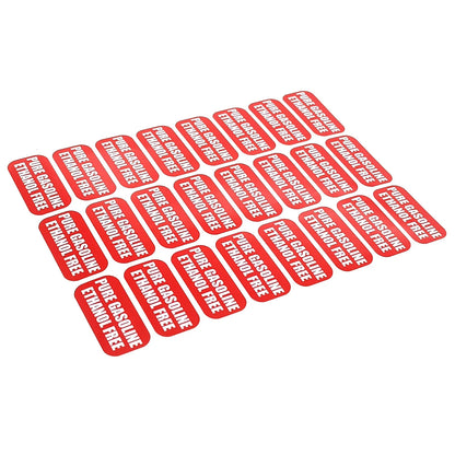 Ethanol Free Sticker for Outdoor Power Equipment (Weather Proof)