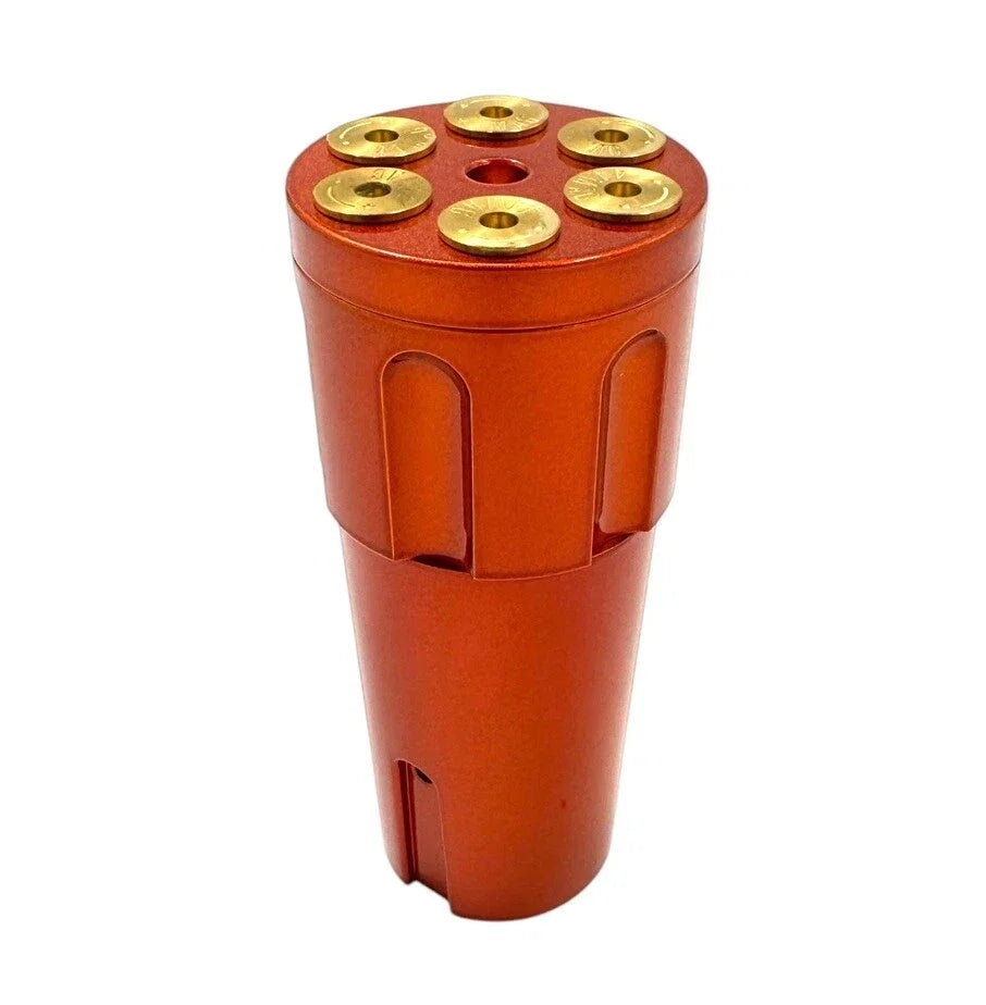 Shift Knob Gunmetal Orange Cylinder for Eaton Fuller 9 10 Speed Truck (1998–2024)