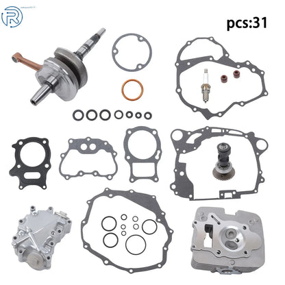 Engine Crankshaft, Cylinder Head, Oil Seal, Camshaft for Honda TRX250