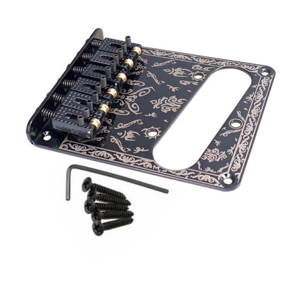 6 String Roller Saddle Bridge Plate for Fender Telecaster (Electric Guitar)