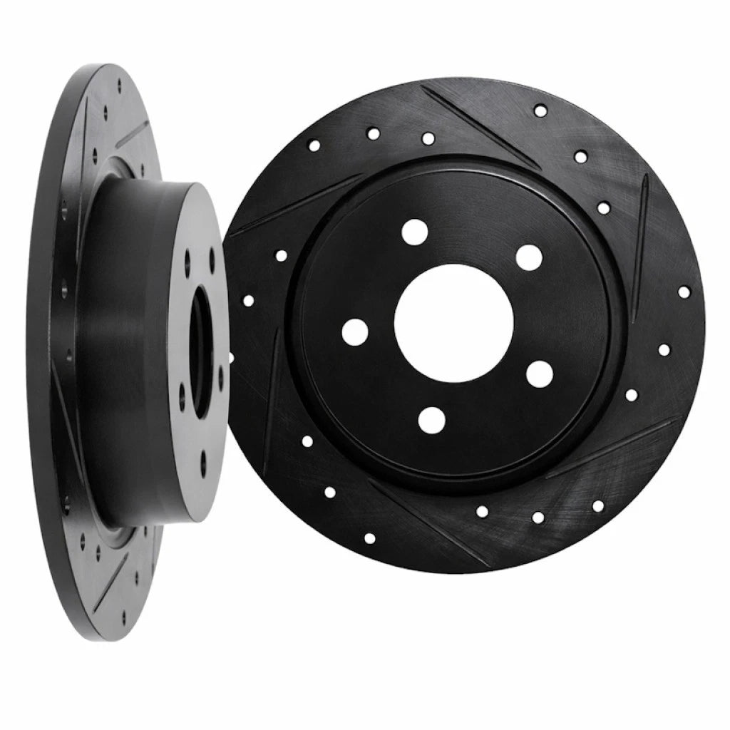 Rotor Set for Volvo XC60 (2018–2025) ALX-PAU-DF-8002-27044-CLA2, Slotted, Drilled