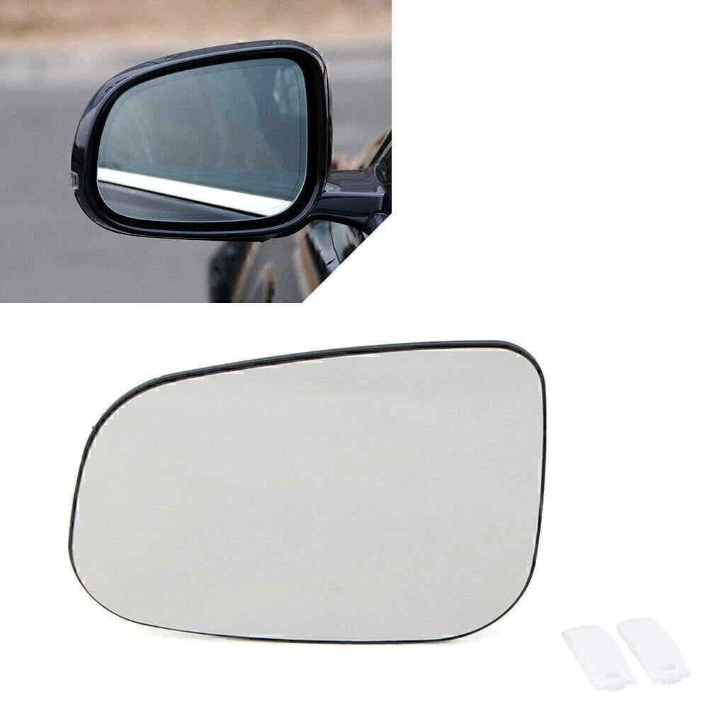 Left Side Mirror Glass for Jaguar Vanden Plas XF XJ XJ8 XK XE I-PACE (2008–2021)