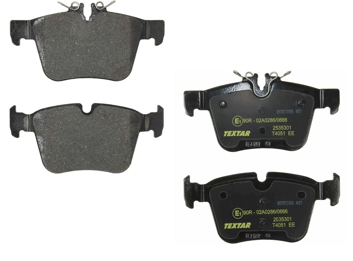 Set of 4 Rear Disc Brake Pads for Textar (2535301)