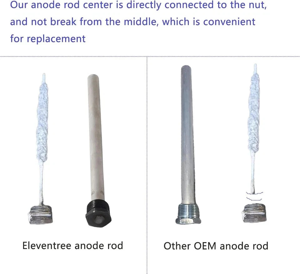 2 Pack Anode Rods for RV Water Heater 9.25"
