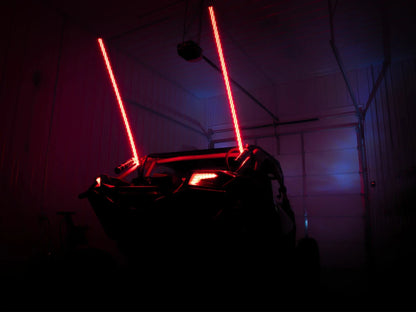 Set of 2 RGB LED Whip Lights for SuperATV
