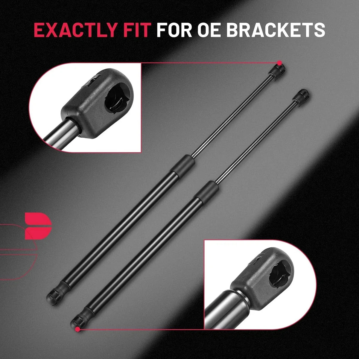 Pair Gas Shock Strut for Cabinet Lid Door Outdoor Bench (C16-08053)