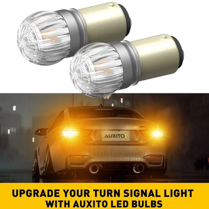 2X 1157 2357 LED Turn Signal Sidemarker Light Bulb for