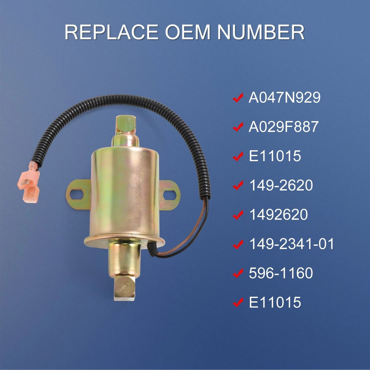 Fuel Pump for Cummins Onan Generator