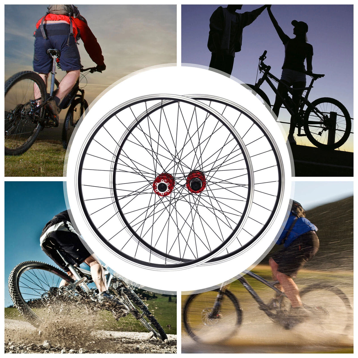 27.5" MTB Wheelset for Mountain Bike (No Part Numbers Supplied)