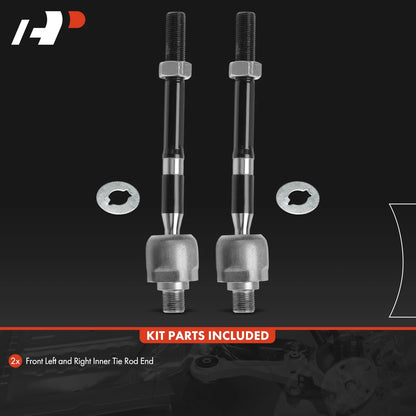 2X Front Inner Tie Rod for Kia K900 (2015–2020) 577243N250, 577243T250, MS90747