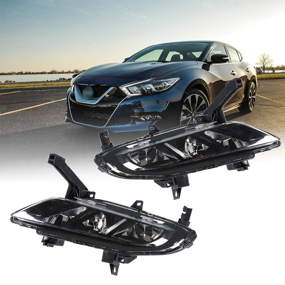 Set of 2 Fog Lights for Nissan Maxima (2016–2019) 261504RA0B, 26155-4RA0B, 26150-4RA0B