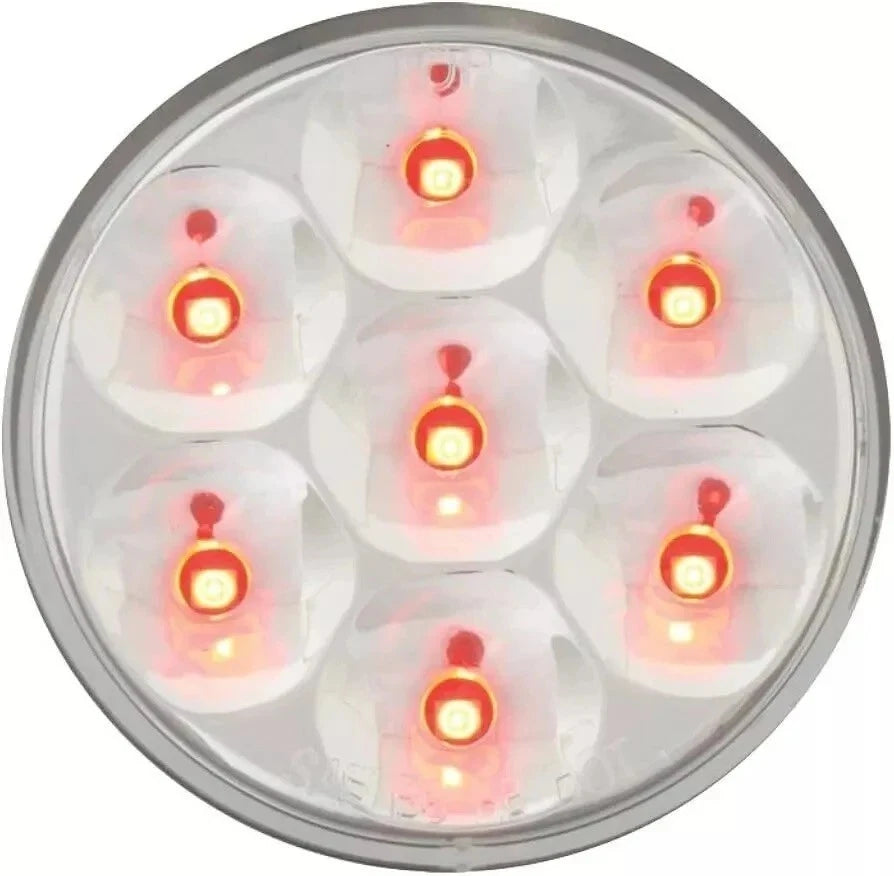 2" LED Light Pearl Amber Low Profile for 2-1/4" Hole GG#76543