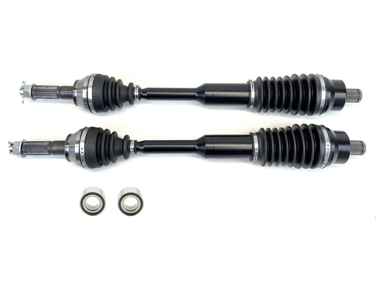 Set of 2 Rear CV Axles & Bearings for Polaris 1332947 Telescoping L & R