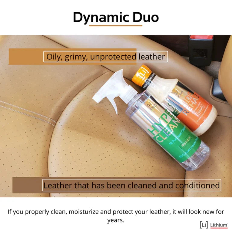 Leather Conditioner for Automotive Interiors (HIDEREHAB)