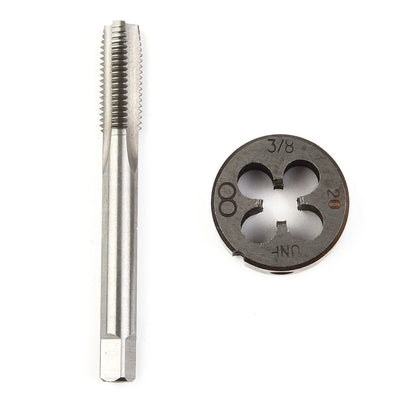 2pcs HSS 3/8-20 Right Hand Pipe Tap and Die for Universal