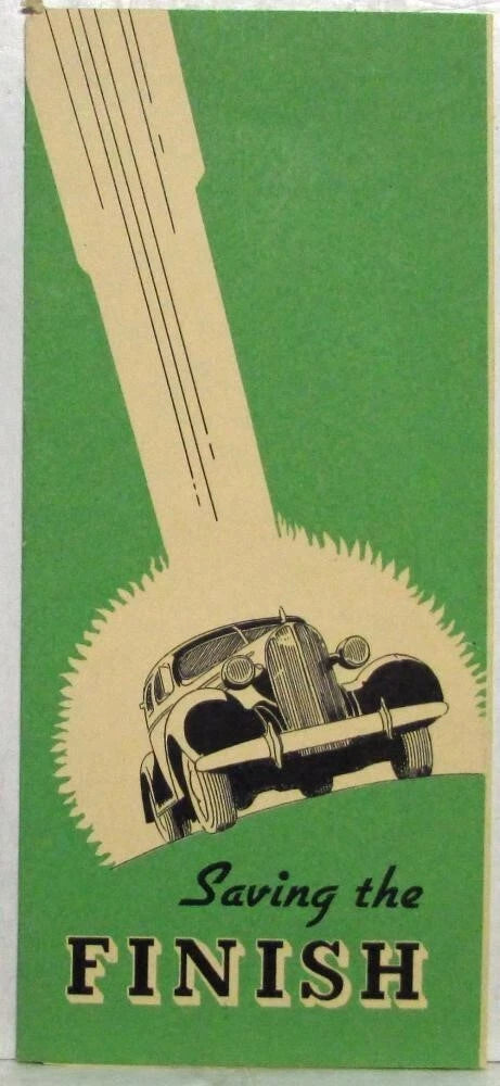 Set of 4 Automotive Finishes Sales Folder for General Motors (1936)