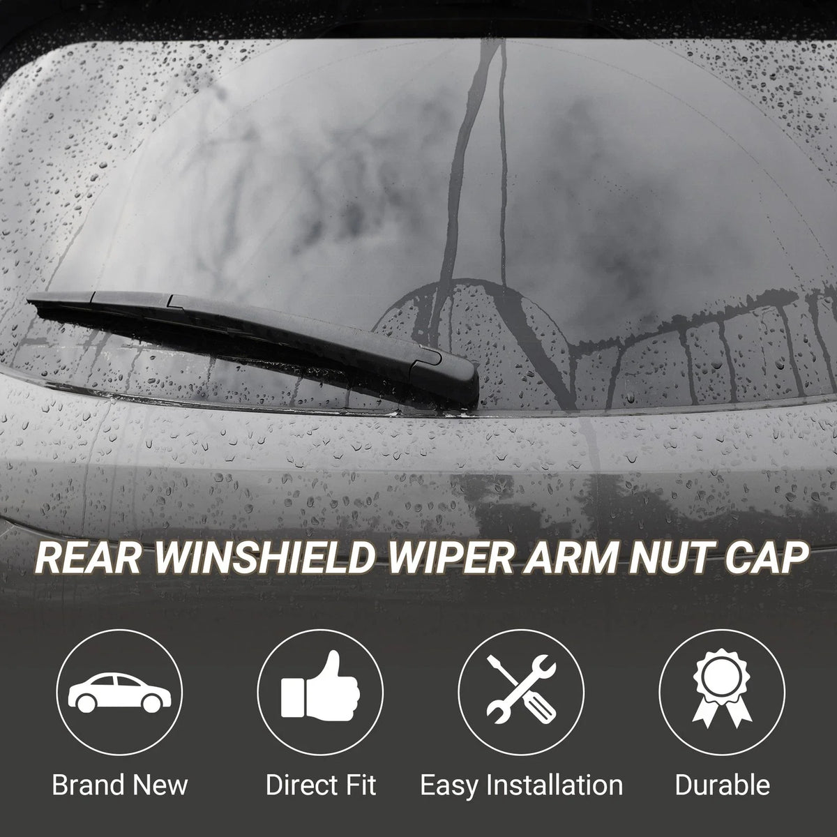 Rear Windshield Wiper Arm Nut Cap for Lincoln Navigator (2003–2006) NO.3L2Z-17C526-AA