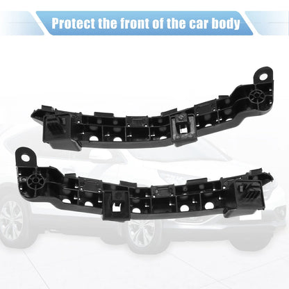 1 Pair Front Bumper Bracket for Honda CR-V (2017) 71198-TLA-A01 Plastic Black
