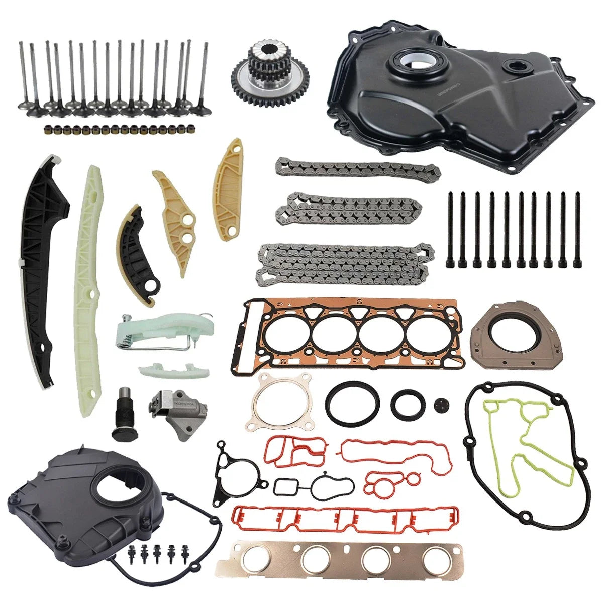 Engine Rebuild Timing Cover Kit for Audi A4 A6 Q5 TT VW Golf Passat (2008–2016)