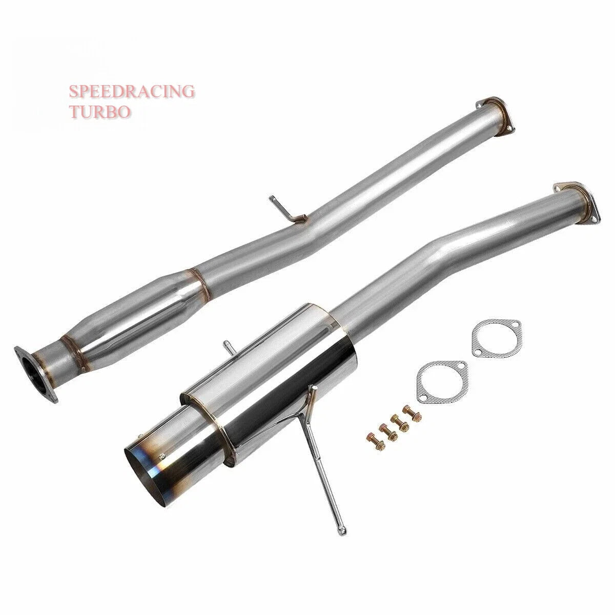 4.5" Muffler Burnt Tip Catback Exhaust for Subaru Impreza WRX/WRX STI (2002–2007)