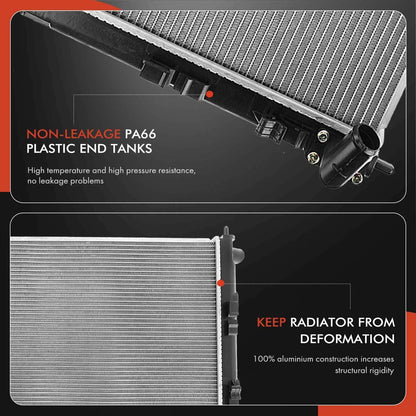 Radiator and Cooling Fan with Shroud for Mitsubishi Outlander (2008–2009)
