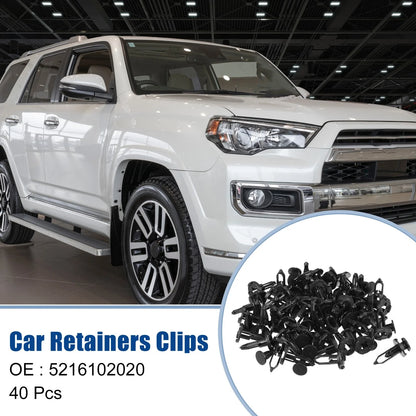 40 Pcs Front Bumper Retainers Clip for Toyota Corolla (2019–2022) No. 5216102020