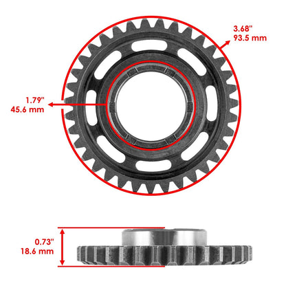 Starter Clutch Idler Drive Gear Gaskets for Honda TRX450ER ES (2006–2014) GU5938GE117HF