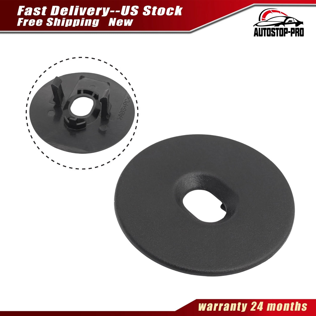 Rear Footwell Lamp Bezel for Dodge RAM 1500 2500 (2013–2019) 5KX15LU7AB