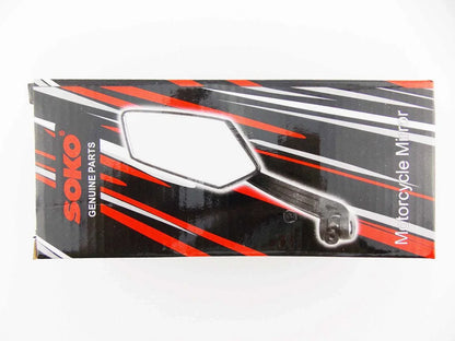 Black Green Hex Soko Mirrors for Honda CBX1000 (1978-1980)