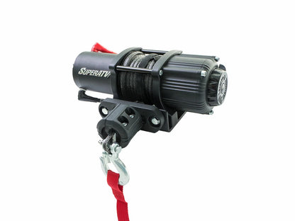 SuperATV 3500 lb Winch & Mount for Polaris RZR XP Turbo/Turbo 4 (2017–2018)