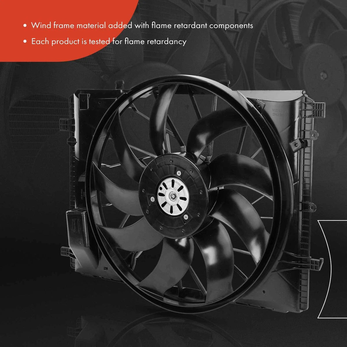 Cooling Fan Assembly for Mercedes-Benz C250 C300 (2012–2015)