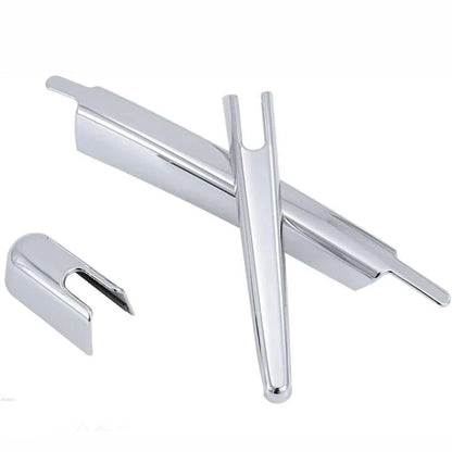 3 x Rear Window Wiper Blade Cover Trim Chrome for Mitsubishi Outlander (2022-24)